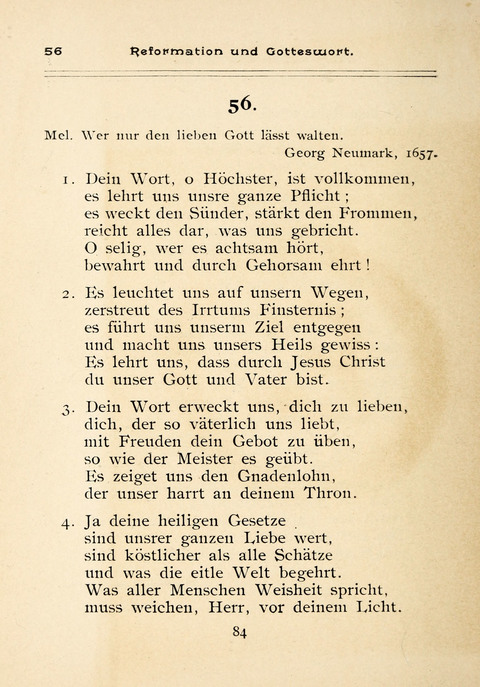 Gesangbuch der Zionsgemeinde zu Baltimore page 84