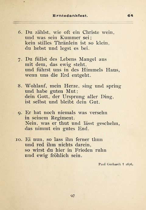 Gesangbuch der Zionsgemeinde zu Baltimore page 97