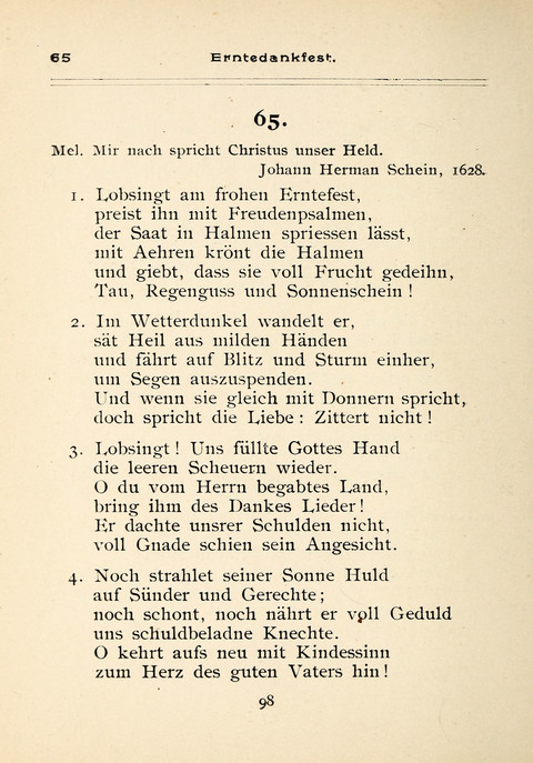 Gesangbuch der Zionsgemeinde zu Baltimore page 98