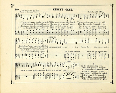 The Gem of Gems: a choice collection of sacred songs, original and selected, for the use of Sunday-Schools, Bible Classes and Social Worship page 100