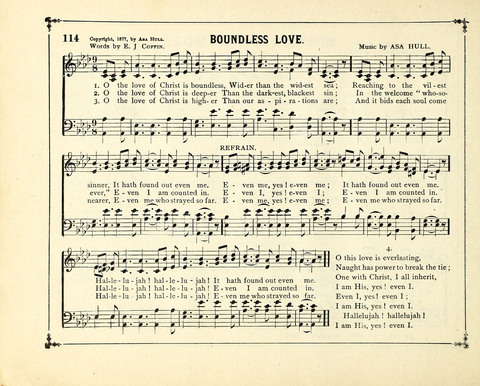 The Gem of Gems: a choice collection of sacred songs, original and selected, for the use of Sunday-Schools, Bible Classes and Social Worship page 114