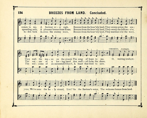 The Gem of Gems: a choice collection of sacred songs, original and selected, for the use of Sunday-Schools, Bible Classes and Social Worship page 134