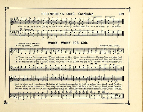 The Gem of Gems: a choice collection of sacred songs, original and selected, for the use of Sunday-Schools, Bible Classes and Social Worship page 139