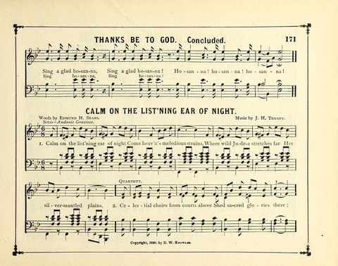 The Gem of Gems: a choice collection of sacred songs, original and selected, for the use of Sunday-Schools, Bible Classes and Social Worship page 171