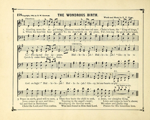 The Gem of Gems: a choice collection of sacred songs, original and selected, for the use of Sunday-Schools, Bible Classes and Social Worship page 178