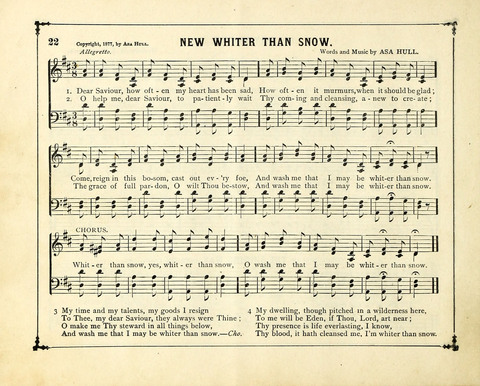 The Gem of Gems: a choice collection of sacred songs, original and selected, for the use of Sunday-Schools, Bible Classes and Social Worship page 22