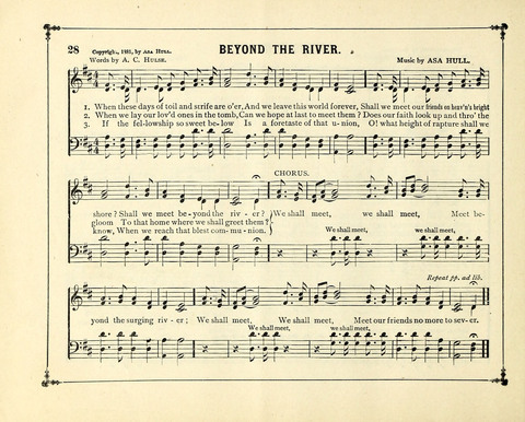 The Gem of Gems: a choice collection of sacred songs, original and selected, for the use of Sunday-Schools, Bible Classes and Social Worship page 28