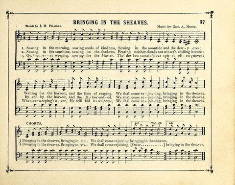 The Gem of Gems: a choice collection of sacred songs, original and selected, for the use of Sunday-Schools, Bible Classes and Social Worship page 37