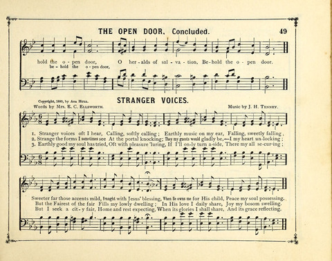 The Gem of Gems: a choice collection of sacred songs, original and selected, for the use of Sunday-Schools, Bible Classes and Social Worship page 49