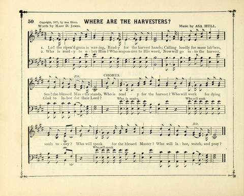 The Gem of Gems: a choice collection of sacred songs, original and selected, for the use of Sunday-Schools, Bible Classes and Social Worship page 50