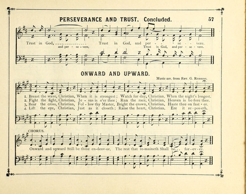 The Gem of Gems: a choice collection of sacred songs, original and selected, for the use of Sunday-Schools, Bible Classes and Social Worship page 57