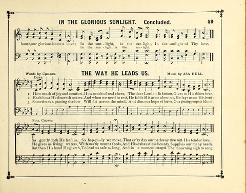 The Gem of Gems: a choice collection of sacred songs, original and selected, for the use of Sunday-Schools, Bible Classes and Social Worship page 59