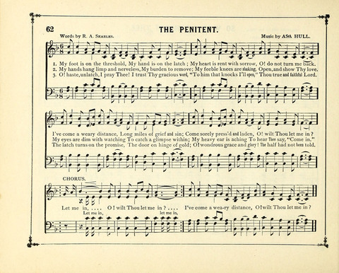 The Gem of Gems: a choice collection of sacred songs, original and selected, for the use of Sunday-Schools, Bible Classes and Social Worship page 62