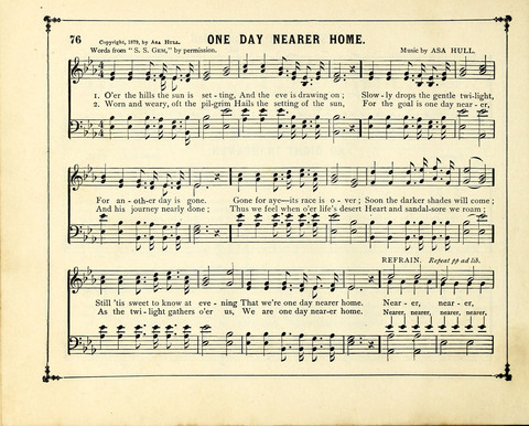 The Gem of Gems: a choice collection of sacred songs, original and selected, for the use of Sunday-Schools, Bible Classes and Social Worship page 76