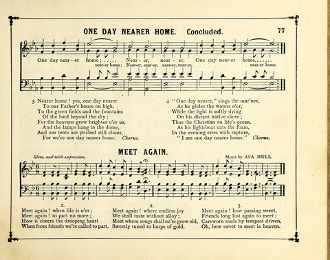 The Gem of Gems: a choice collection of sacred songs, original and selected, for the use of Sunday-Schools, Bible Classes and Social Worship page 77