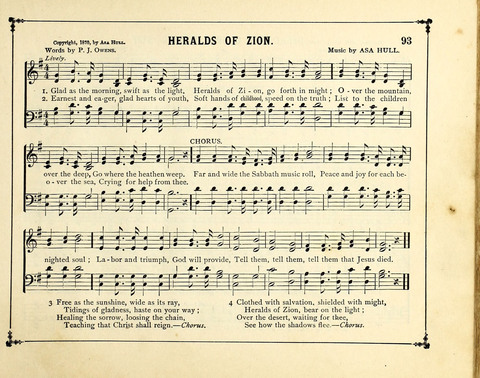 The Gem of Gems: a choice collection of sacred songs, original and selected, for the use of Sunday-Schools, Bible Classes and Social Worship page 93