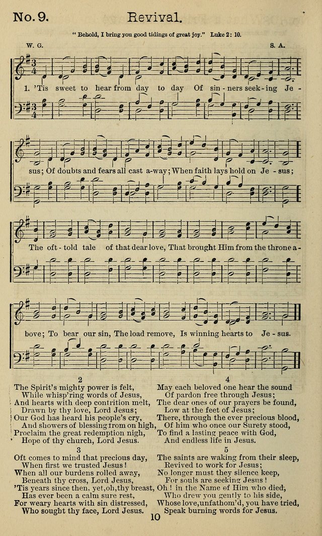 The Gospel of Joy: prepared especially for gospel meetings, camp meetings, devotional meetings, and Sunday schools page 10