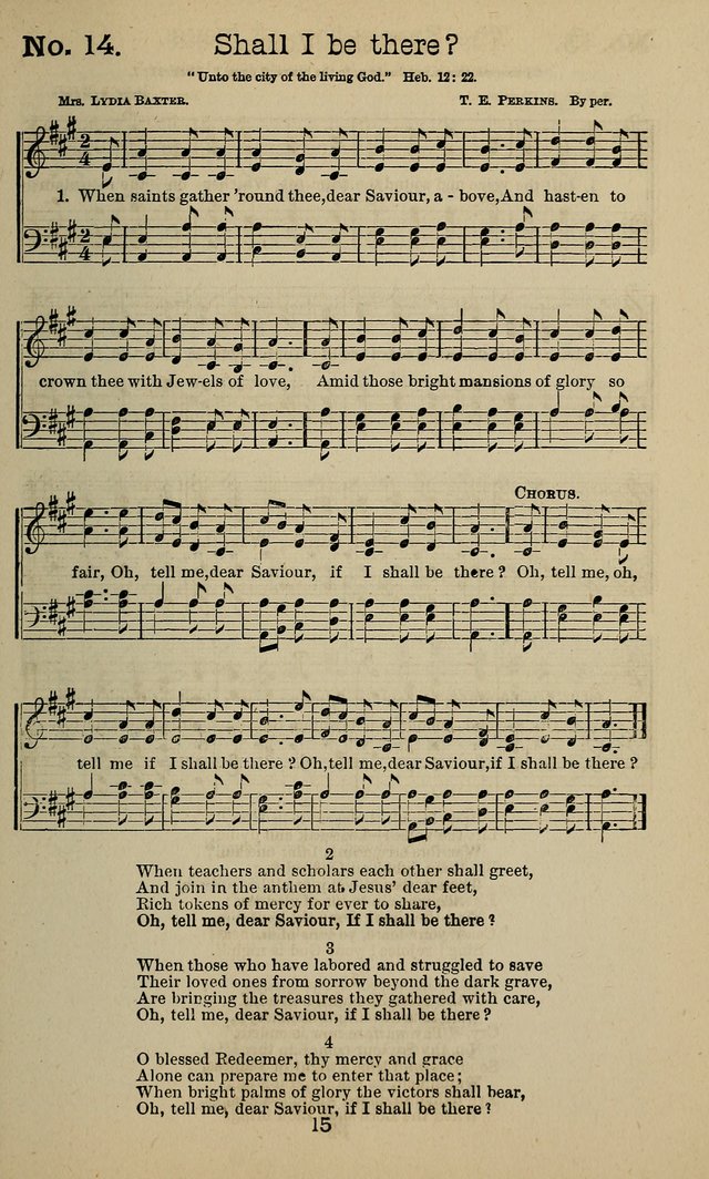 The Gospel of Joy: prepared especially for gospel meetings, camp meetings, devotional meetings, and Sunday schools page 15