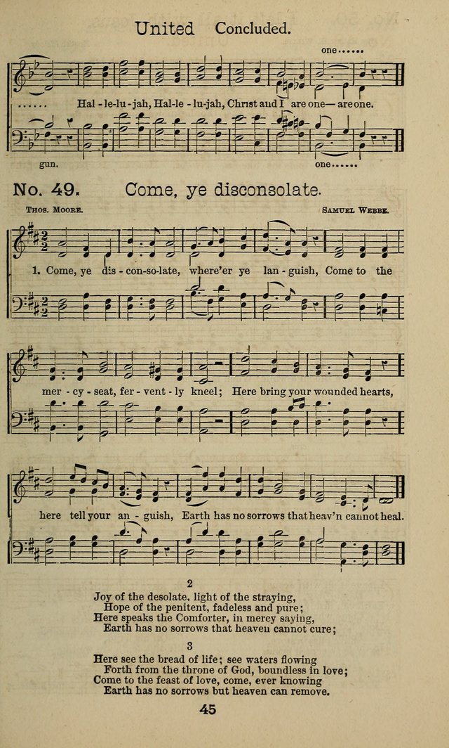 The Gospel of Joy: prepared especially for gospel meetings, camp meetings, devotional meetings, and Sunday schools page 45