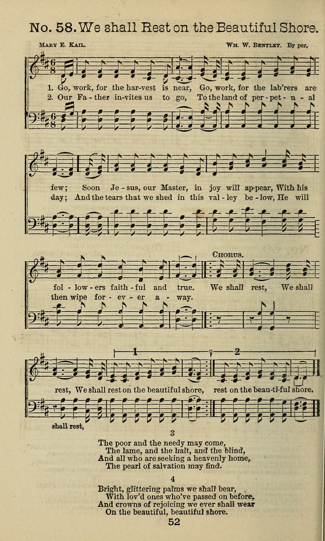 The Gospel of Joy: prepared especially for gospel meetings, camp meetings, devotional meetings, and Sunday schools page 52