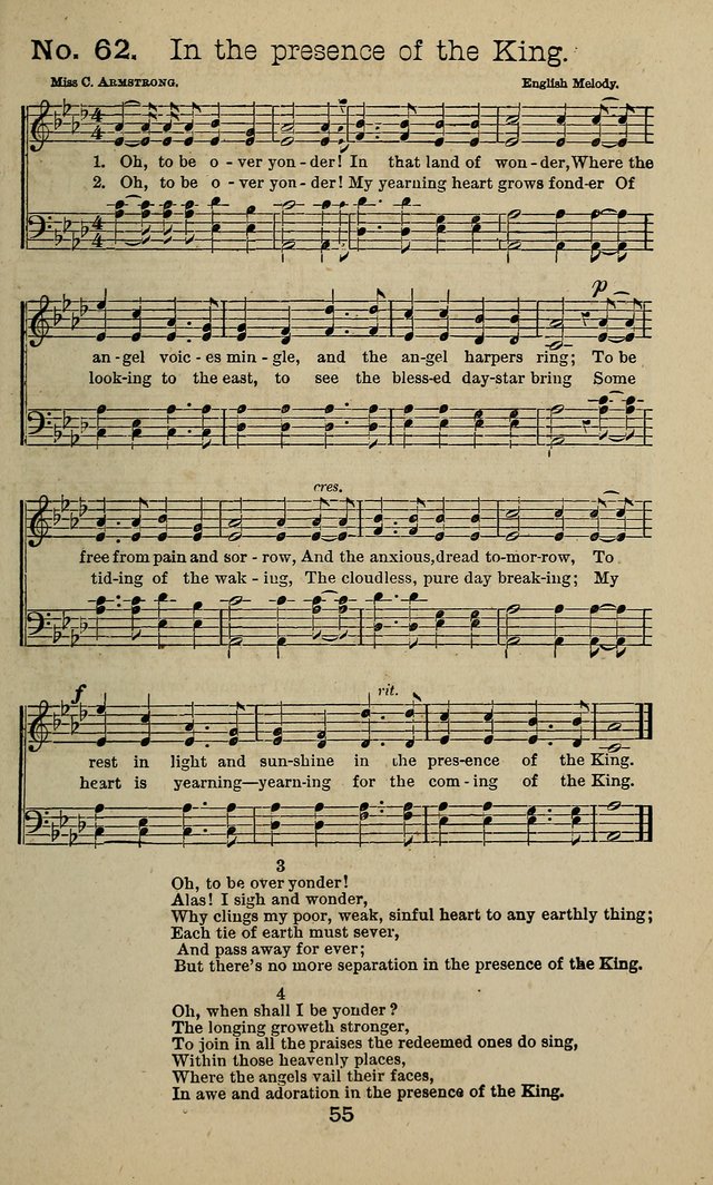 The Gospel of Joy: prepared especially for gospel meetings, camp meetings, devotional meetings, and Sunday schools page 55