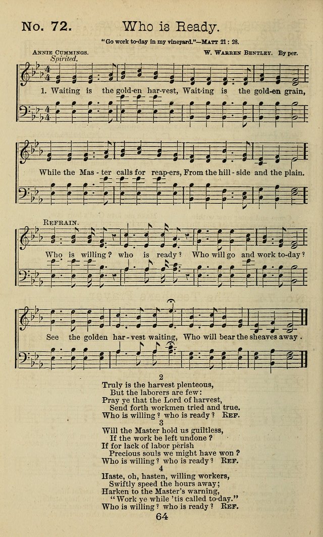 The Gospel of Joy: prepared especially for gospel meetings, camp meetings, devotional meetings, and Sunday schools page 64