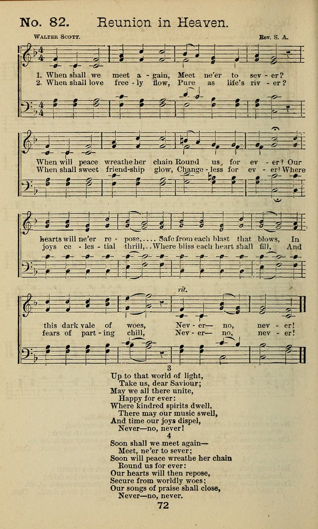 The Gospel of Joy: prepared especially for gospel meetings, camp meetings, devotional meetings, and Sunday schools page 72