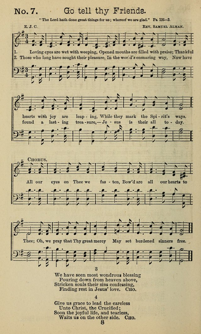 The Gospel of Joy: prepared especially for gospel meetings, camp meetings, devotional meetings, and Sunday schools page 8