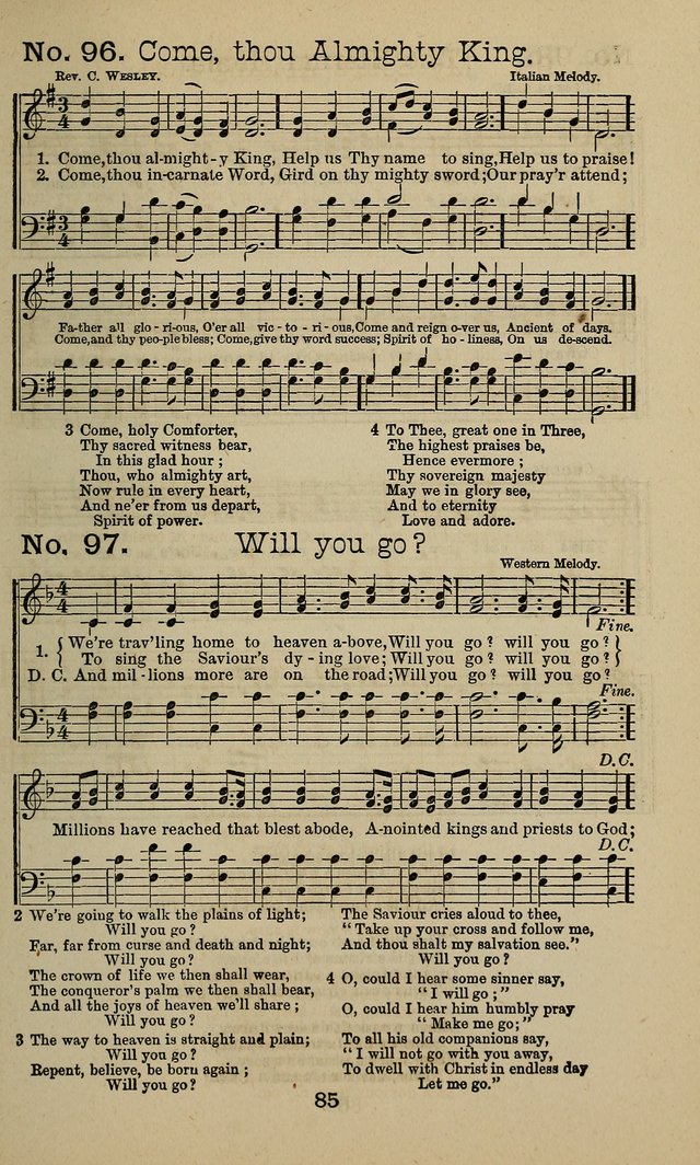 The Gospel of Joy: prepared especially for gospel meetings, camp meetings, devotional meetings, and Sunday schools page 85