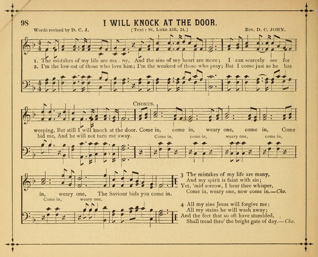 Garlands of Praise: a choice collection of original and selected hymns and tunes suitable for Sunday-Schools, Bible classes and the home circle page 103