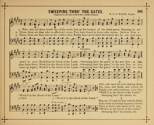 Garlands of Praise: a choice collection of original and selected hymns and tunes suitable for Sunday-Schools, Bible classes and the home circle page 110