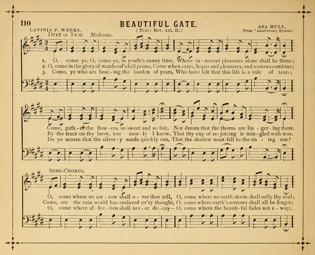 Garlands of Praise: a choice collection of original and selected hymns and tunes suitable for Sunday-Schools, Bible classes and the home circle page 115