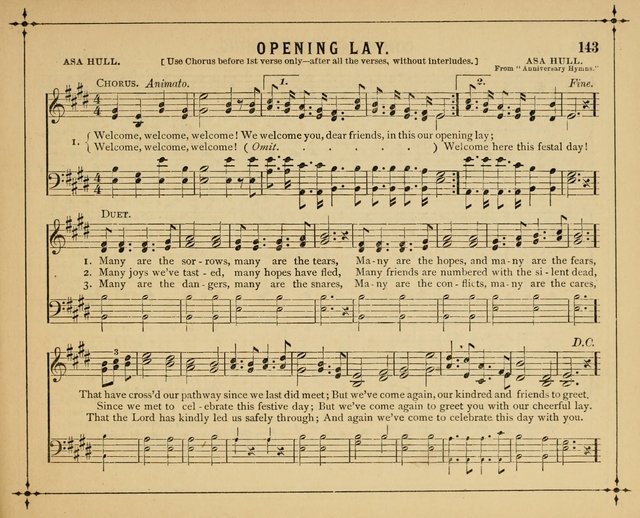 Garlands of Praise: a choice collection of original and selected hymns and tunes suitable for Sunday-Schools, Bible classes and the home circle page 148