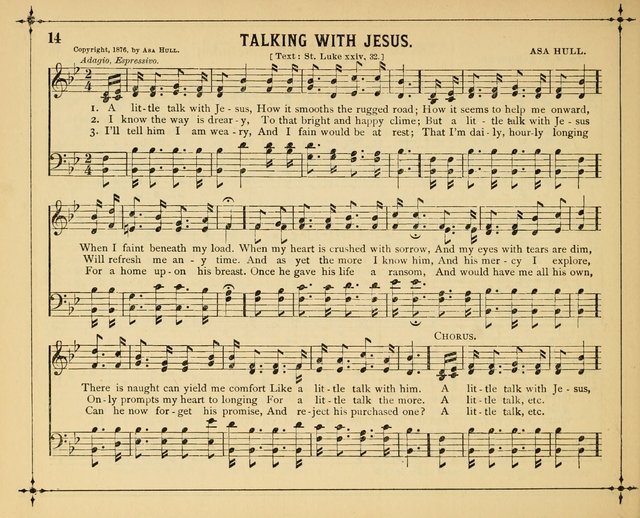 Garlands of Praise: a choice collection of original and selected hymns and tunes suitable for Sunday-Schools, Bible classes and the home circle page 19