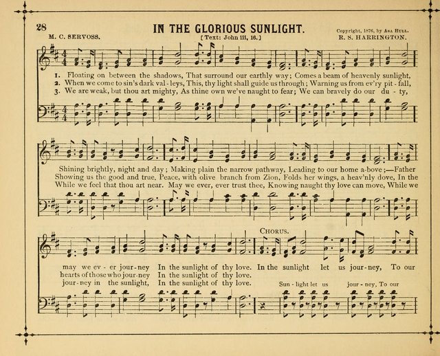 Garlands of Praise: a choice collection of original and selected hymns and tunes suitable for Sunday-Schools, Bible classes and the home circle page 33