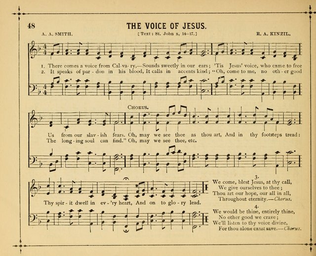 Garlands of Praise: a choice collection of original and selected hymns and tunes suitable for Sunday-Schools, Bible classes and the home circle page 53