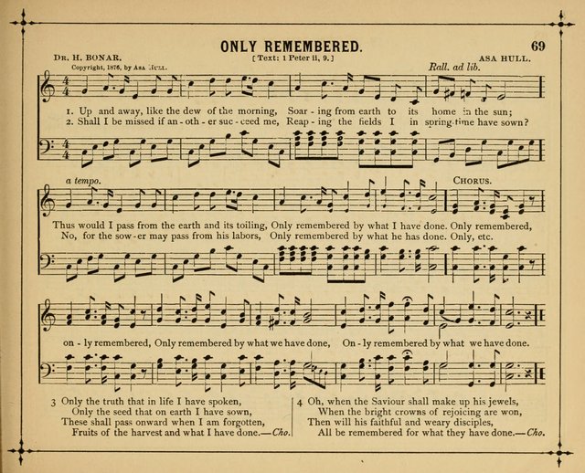 Garlands of Praise: a choice collection of original and selected hymns and tunes suitable for Sunday-Schools, Bible classes and the home circle page 74