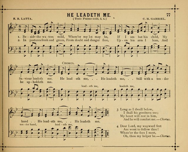 Garlands of Praise: a choice collection of original and selected hymns and tunes suitable for Sunday-Schools, Bible classes and the home circle page 82