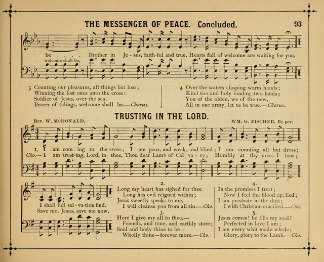 Garlands of Praise: a choice collection of original and selected hymns and tunes suitable for Sunday-Schools, Bible classes and the home circle page 98