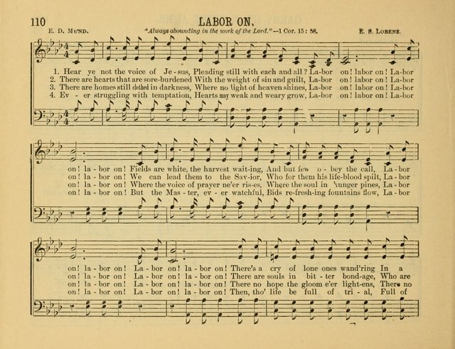 Gates of Praise: for the Sabbath-school, praise-service, prayer-meeting, etc. page 110