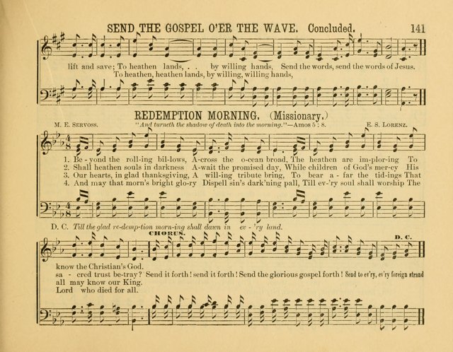 Gates of Praise: for the Sabbath-school, praise-service, prayer-meeting, etc. page 141