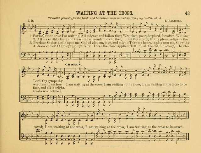 Gates of Praise: for the Sabbath-school, praise-service, prayer-meeting, etc. page 43