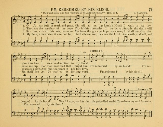 Gates of Praise: for the Sabbath-school, praise-service, prayer-meeting, etc. page 71