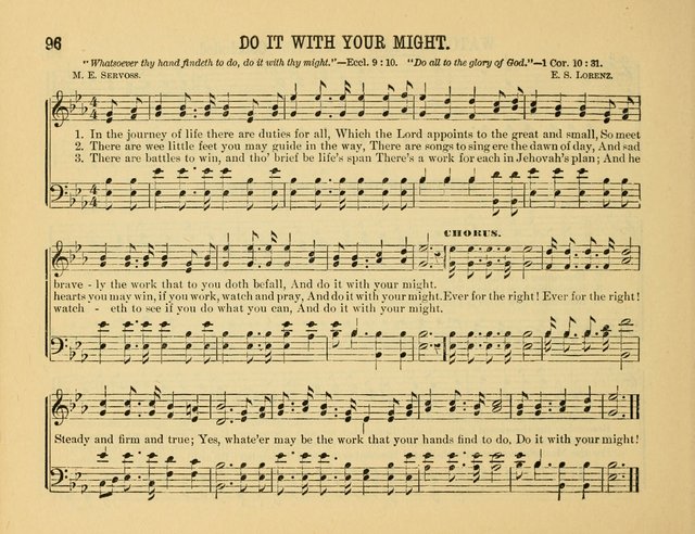 Gates of Praise: for the Sabbath-school, praise-service, prayer-meeting, etc. page 96