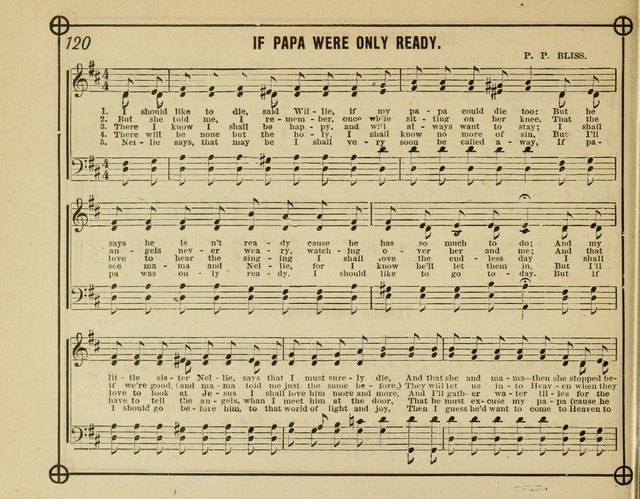 Heavenward: a choice selection of sacred songs, adapted to the wants of Sunday Schools, Praise Meetings and the Home Circle page 120