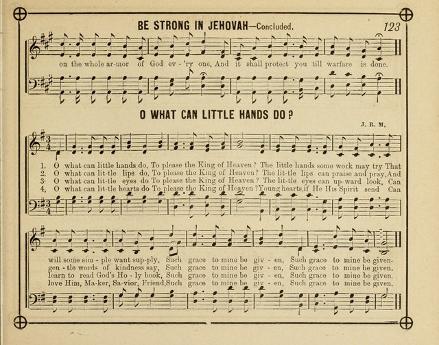 Heavenward: a choice selection of sacred songs, adapted to the wants of Sunday Schools, Praise Meetings and the Home Circle page 123