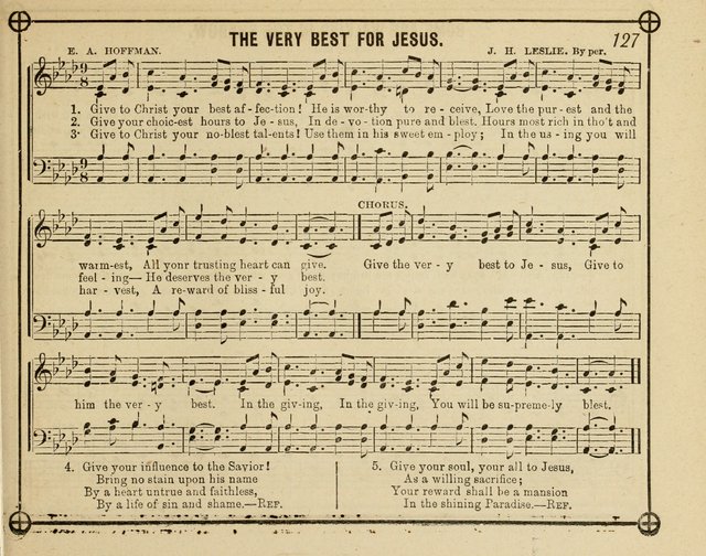 Heavenward: a choice selection of sacred songs, adapted to the wants of Sunday Schools, Praise Meetings and the Home Circle page 127