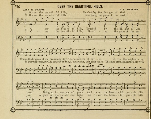 Heavenward: a choice selection of sacred songs, adapted to the wants of Sunday Schools, Praise Meetings and the Home Circle page 130
