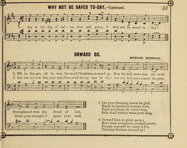 Heavenward: a choice selection of sacred songs, adapted to the wants of Sunday Schools, Praise Meetings and the Home Circle page 33