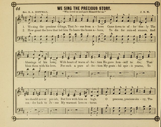 Heavenward: a choice selection of sacred songs, adapted to the wants of Sunday Schools, Praise Meetings and the Home Circle page 44